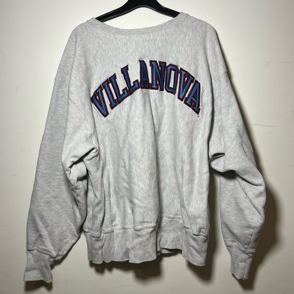 Champion Villanova Sweatshirt Vintage Reverse Weave